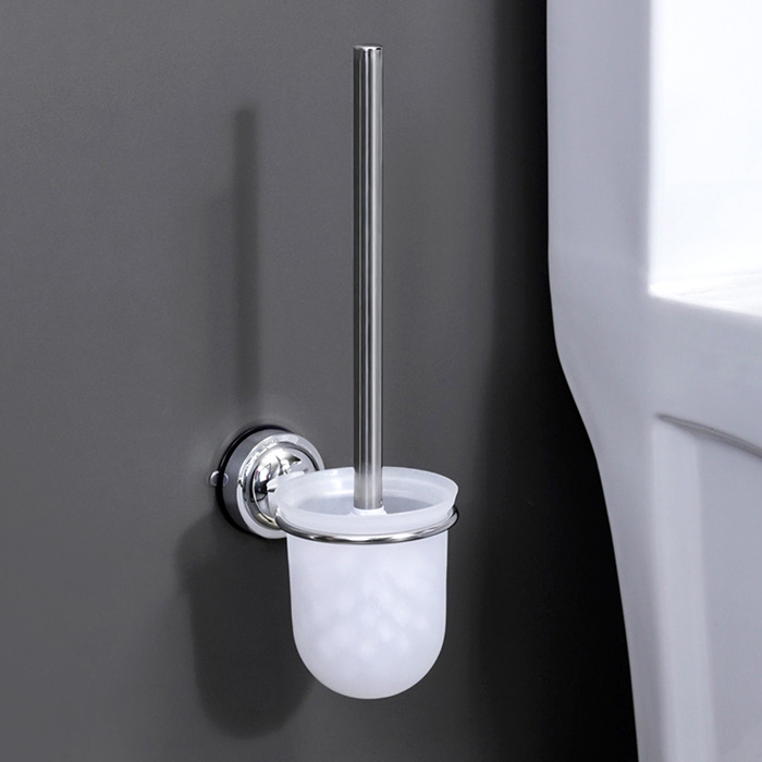 Stainless Steel Suction Cup Toilet Brush