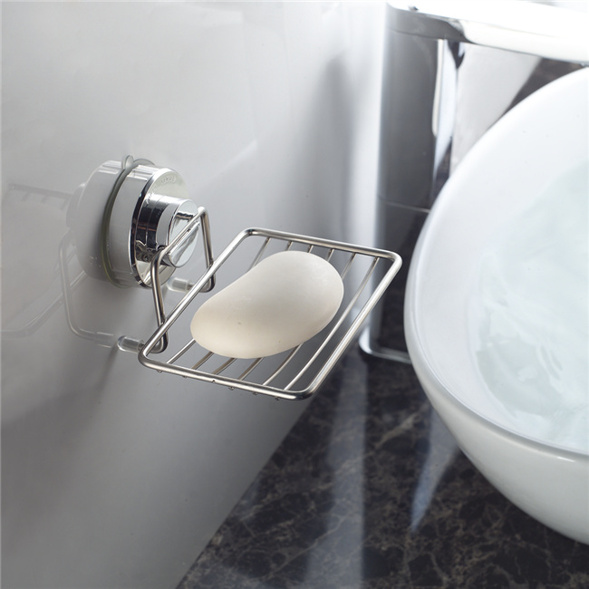 Stainless Steel Suction Cup Soap Holder